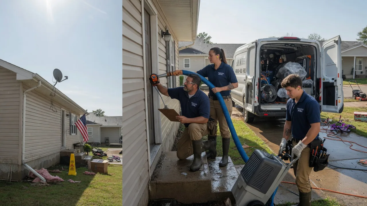 Ceiling Water Damage Restoration in Ringgold, PA near me